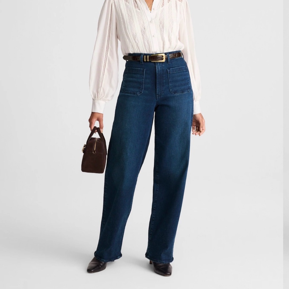 Madewell Curvy Emmet Wide-Leg Jean NWT